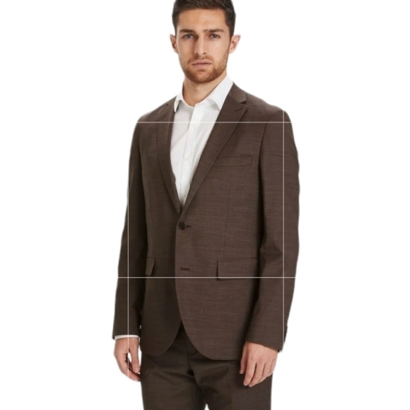 Matinique George F brown blazer suit jacket size 46 - Picture 1 of 14